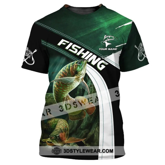 Unisex Shirt, Custom Name Fishing T-Shirt, Fishing Apparel, Shirt for Fishermen style option 2