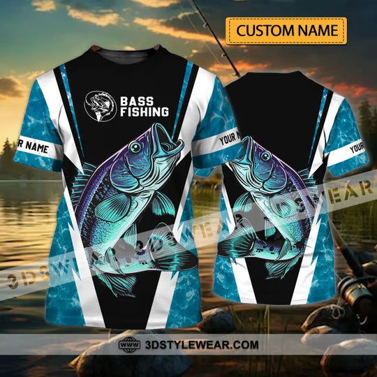 Unisex Shirt - Custom Name Shirt For Bass Fishing Lover style option 1