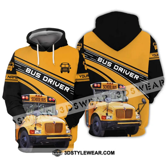 Unisex Shirt - Custom Name Shirt For Bus Driver style option 3