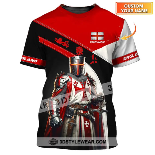 Unisex Shirt - Custom Name Shirt For England Lover - Hero style option 1