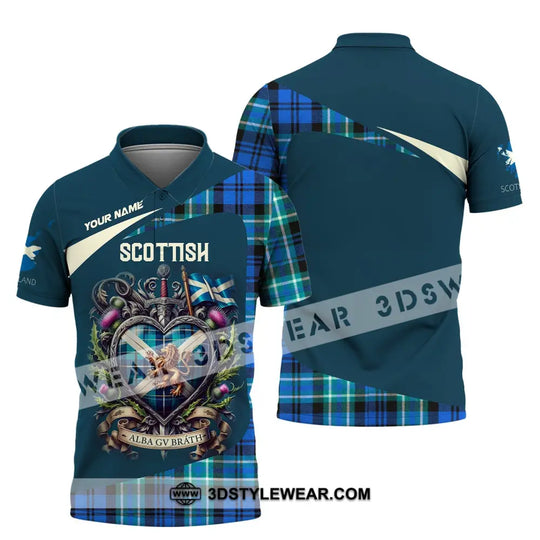 Unisex Shirt, Custom Name Shirt for Scottish, Scotland Shirt, Scottish Hoodie Shirt Polo Long Sleeve style option 4