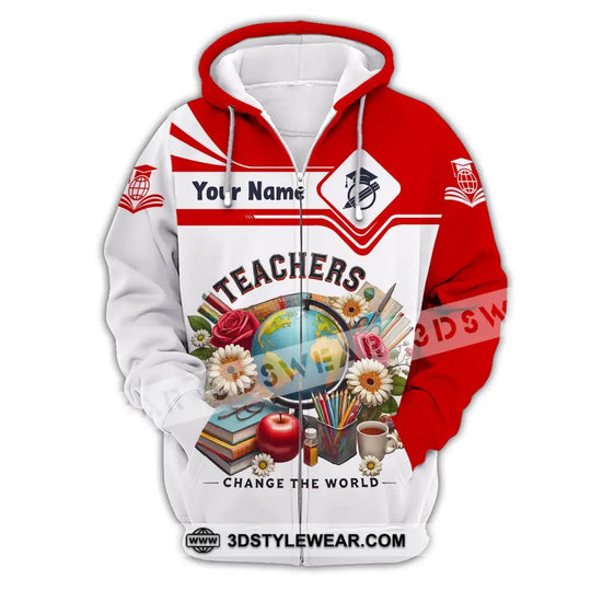 Unisex Shirt, Custom Name Shirt for Teacher, Teacher Polo Long Sleeve, Back To School Gift style option 3
