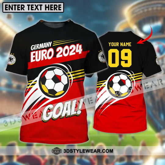 Unisex Shirt - Custom Name Shirt, Germany National Team Euro 2024 Goal! style option 1