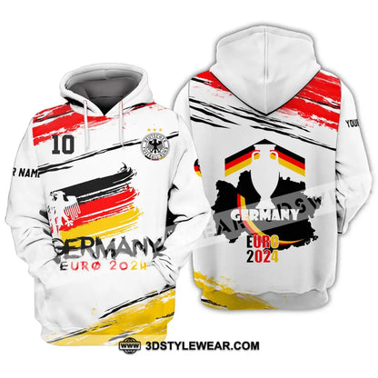Unisex Shirt - Custom Name Germany National Team Euro 2024 Hoodie / S T-Shirt