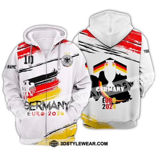 Unisex Shirt - Custom Name Shirt, Germany National Team Euro 2024 Shirt style option 2