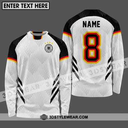 Unisex Shirt - Custom Name Germany National Team Long Sleeve / S T-Shirt