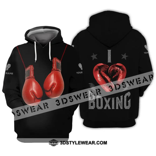 Unisex Shirt - Custom Name Shirt - Gift For Boxing Lover, Custom Boxing Name Shirt style option 3