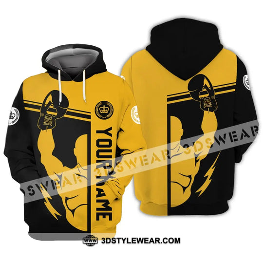 Unisex Shirt - Custom Name Shirt - Gift For Boxing Lover, Logo Name Shirt style option 3