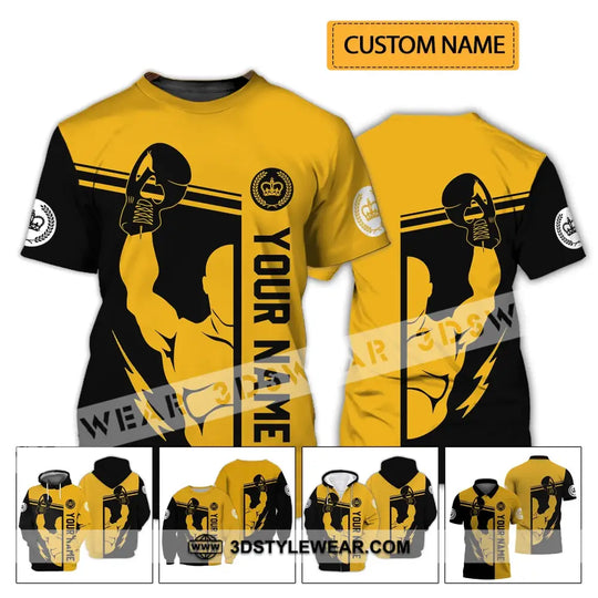 Unisex Shirt - Custom Name Shirt - Gift For Boxing Lover, Logo Name Shirt style option 2