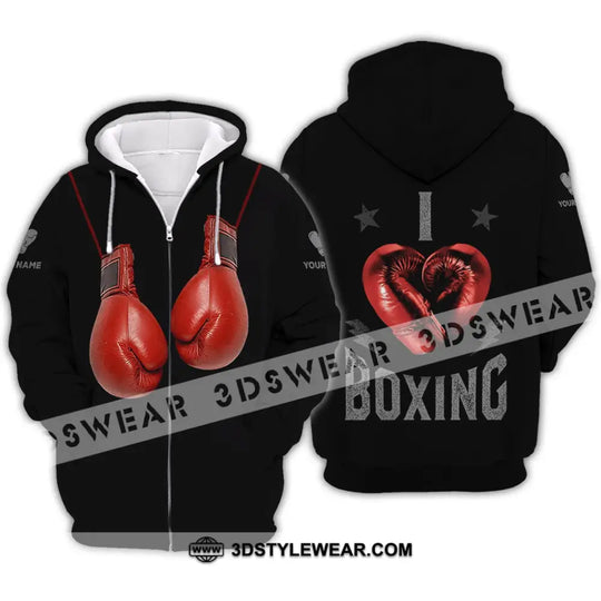 Unisex Shirt - Custom Name Shirt - Gift For Boxing Lover, Custom Boxing Name Shirt style option 4