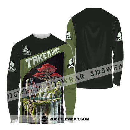 Unisex Shirt Custom Name Hiking Shirt Hiking Lover Gift Long Sleeve Shirt / S T-shirt