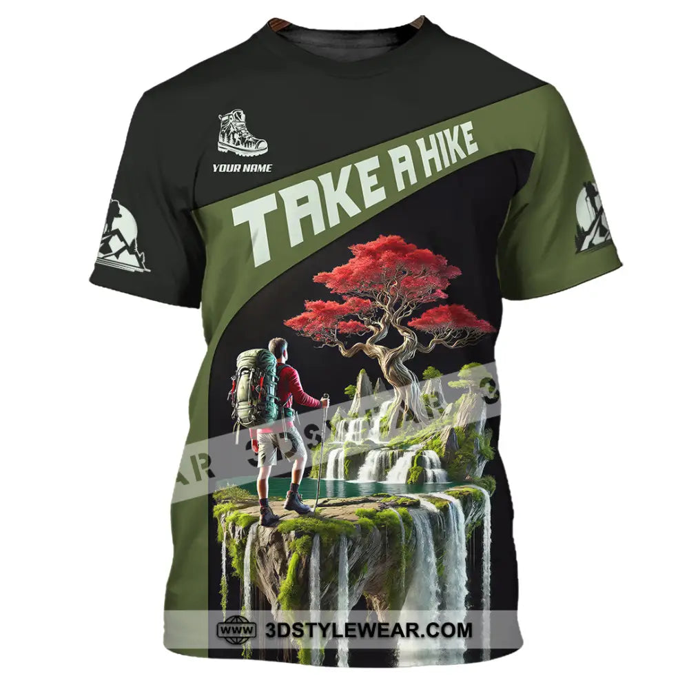 Unisex Shirt Custom Name Hiking Shirt Hiking Lover Gift T-Shirt / S T-shirt