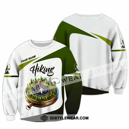 Unisex Shirt Custom Name Hiking Shirt Hiking Polo Long Sleeve Shirt Long Sleeve / S T-shirt