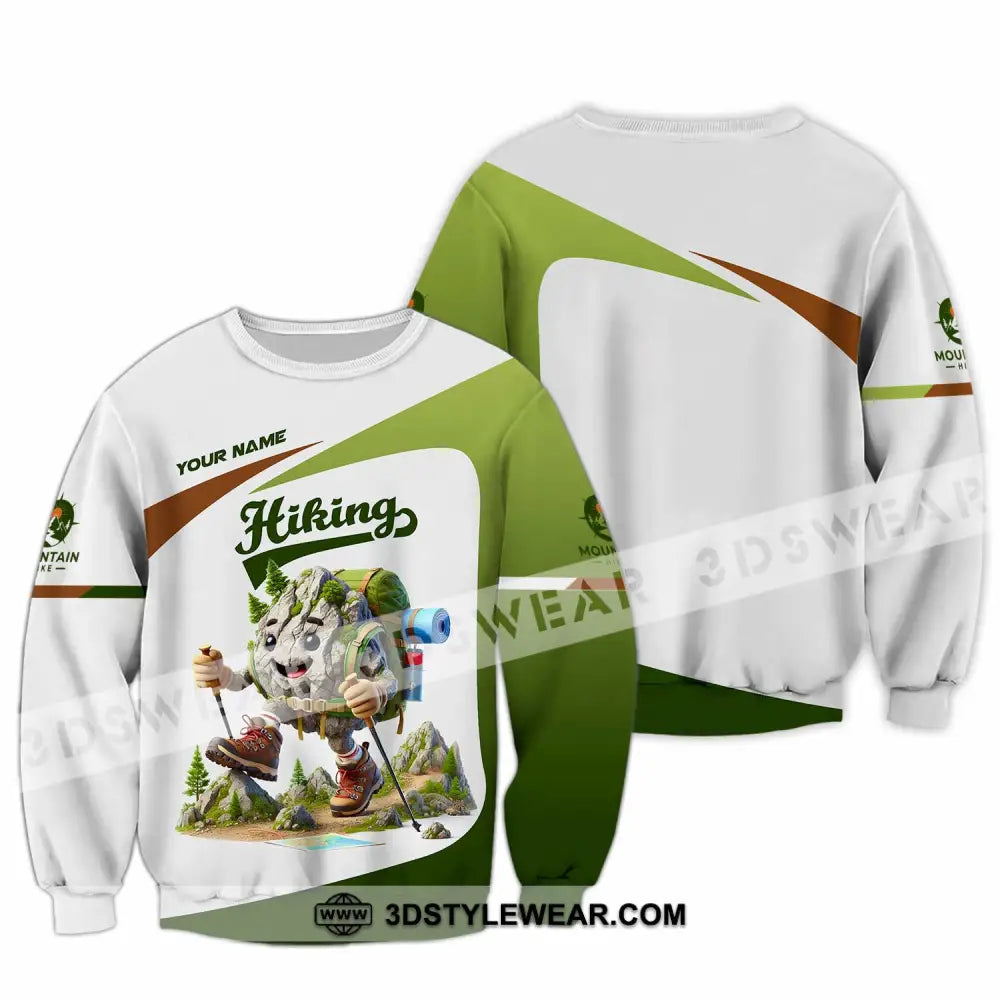 Unisex Shirt Custom Name Hiking Shirt Hiking Polo Long Sleeve Shirt Long Sleeve / S T-shirt