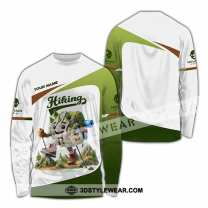 Unisex Shirt Custom Name Hiking Shirt Hiking Polo Long Sleeve Shirt Long Sleeve Shirt / S T-shirt