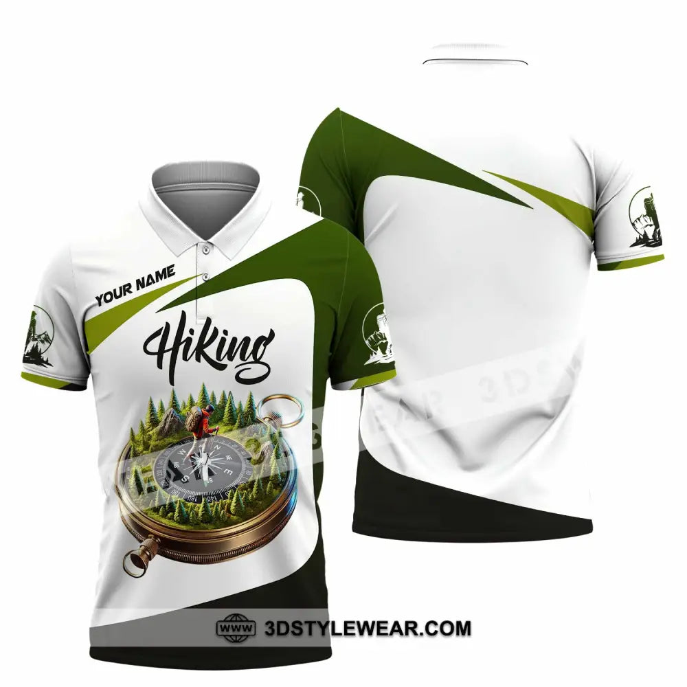 Unisex Shirt Custom Name Hiking Shirt Hiking Polo Long Sleeve Shirt Polo Shirt / S T-shirt