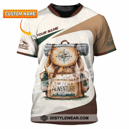 Unisex Shirt, Custom Name Hiking Shirt, Hiking Polo Long Sleeve Shirt style option 1