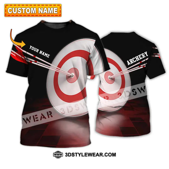 Unisex Shirt - Custom Name Hit The Archery Darts Shirt style option 1