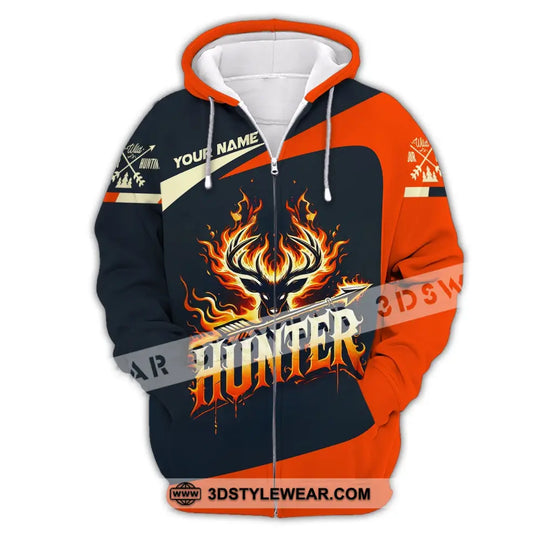 Unisex Shirt, Custom Name Hunter Shirt, Hunter Polo Long Sleeve Shirt style option 3