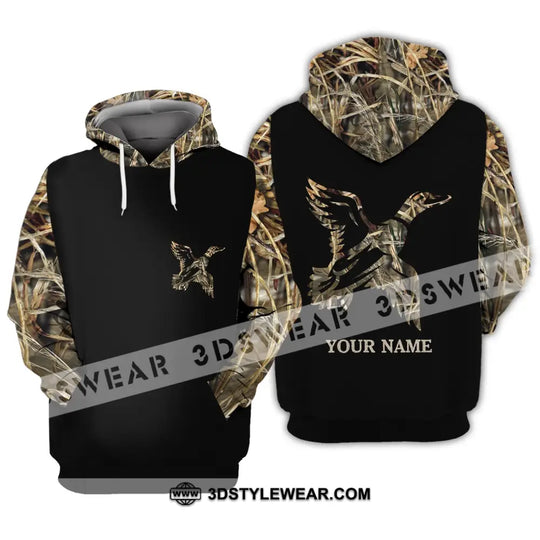 Unisex Shirt - Custom Name Shirt - Hunting Shirt, Hunting Name - Duck Hunting Full Printing style option 4