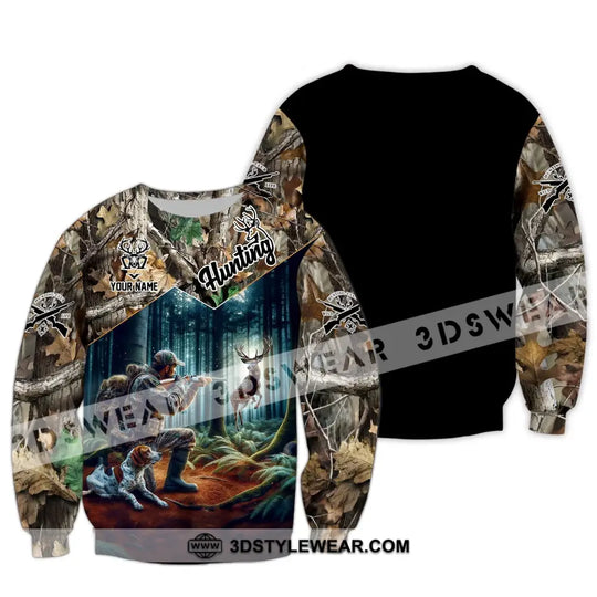 Unisex Shirt - Custom Name Hunting Shirt style option 4