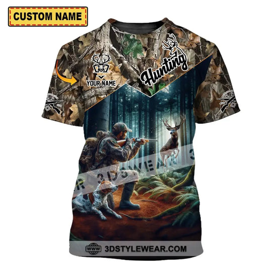Unisex Shirt - Custom Name Hunting Shirt style option 1