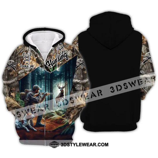 Unisex Shirt - Custom Name Hunting Shirt style option 3
