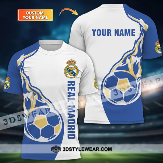 Unisex Shirt - Custom Name Los Blancos Lover Ball Shirt style option 1