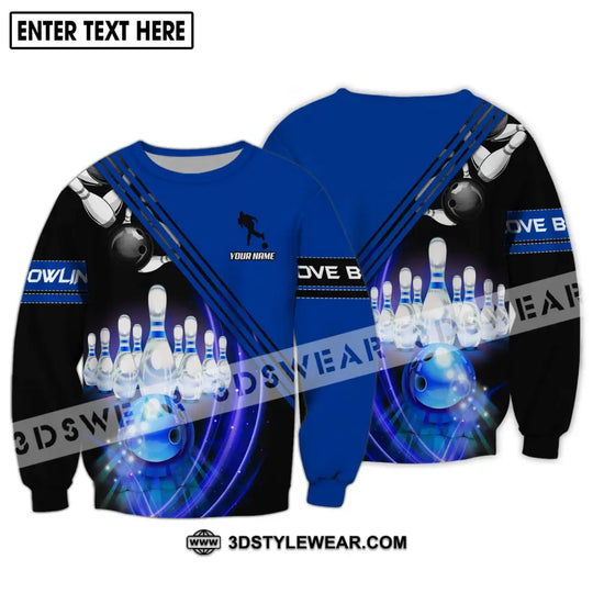 Unisex Shirt - Custom Name Shirt, Love Bowling Shirt style option 4