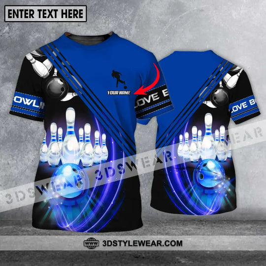 Unisex Shirt - Custom Name Shirt, Love Bowling Shirt style option 1