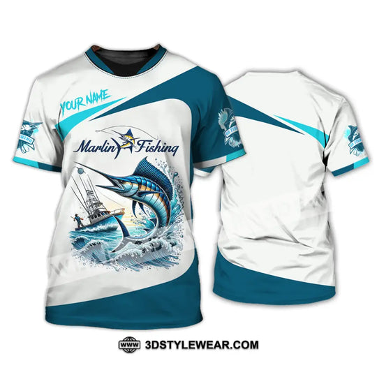 Unisex Shirt, Custom Name Marlin Fishing Shirt, Marlin Fishing Hoodie Shirt Polo Long Sleeve style option 2