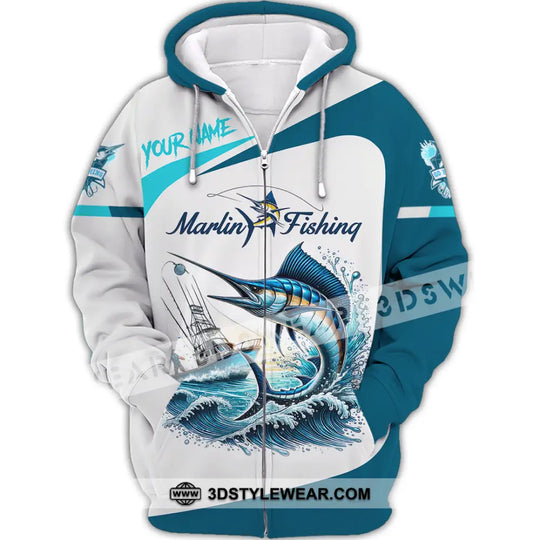 Unisex Shirt, Custom Name Marlin Fishing Shirt, Marlin Fishing Hoodie Shirt Polo Long Sleeve style option 3