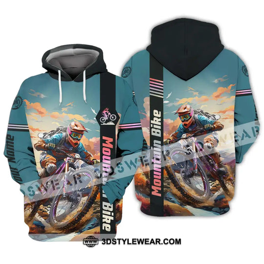Unisex Shirt - Custom Name Mountain Bike Shirt, Biker style option 3