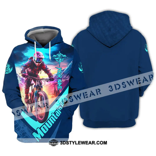 Unisex Shirt - Custom Name Mountain Bike Shirt, Mountain Biker style option 3