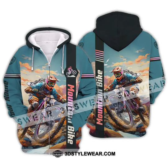 Unisex Shirt - Custom Name Mountain Bike Shirt, Biker style option 2