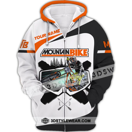 Unisex Shirt - Custom Name Mountain Bike Shirt For Player, Cool Icon style option 2
