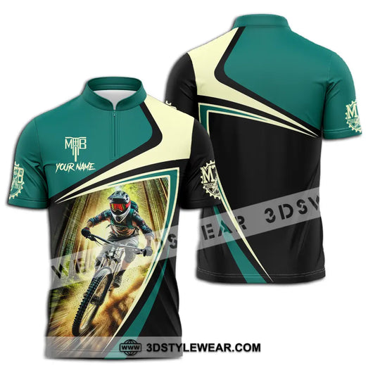 Unisex Shirt - Custom Name Mountain Bike Shirt For Player, Icon style option 2