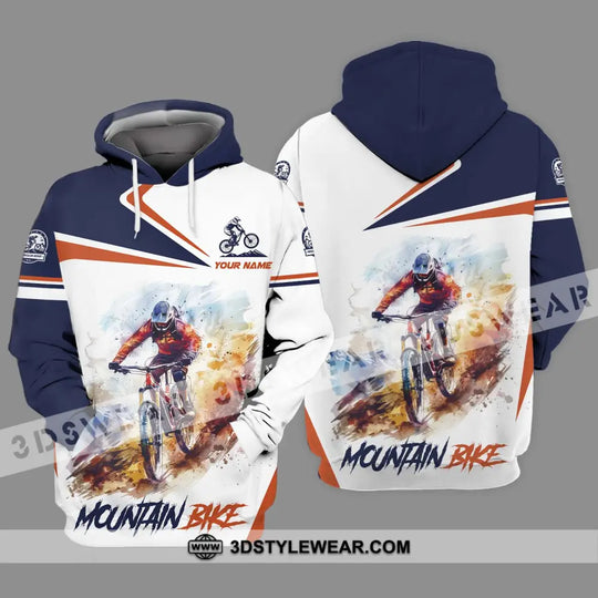 Unisex Shirt - Custom Name Mountain Bike Shirt, Mountain Bike Player style option 3