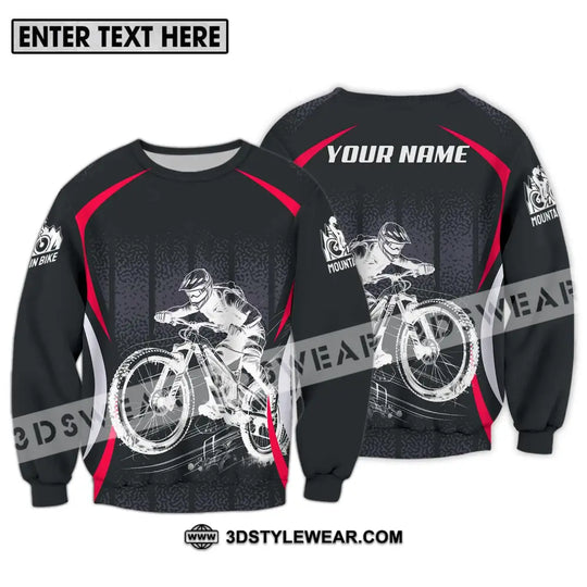 Unisex Shirt - Custom Name Mountain Bike Player Sport Shirt style option 4