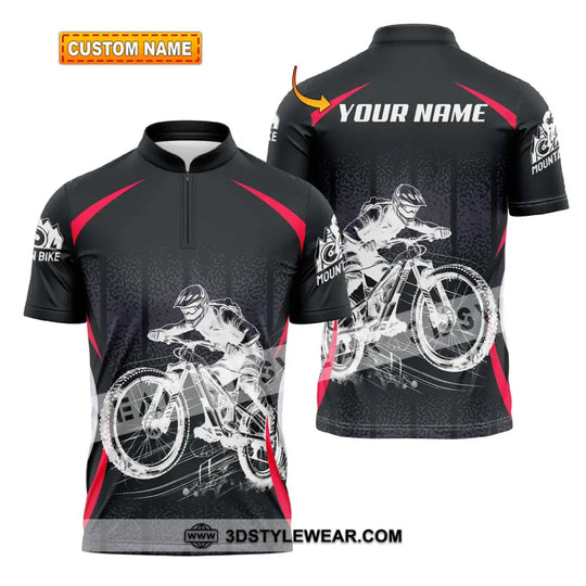 Unisex Shirt - Custom Name Mountain Bike Player Sport Shirt style option 1
