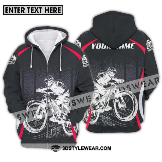 Unisex Shirt - Custom Name Mountain Bike Player Sport Shirt style option 2