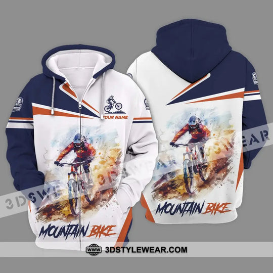 Unisex Shirt - Custom Name Mountain Bike Shirt, Mountain Bike Player style option 2