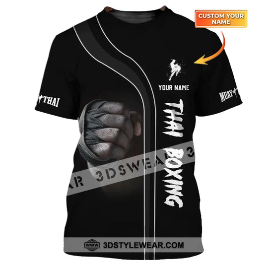 Unisex Shirt - Custom Name Shirt - Muay Thai, Thai Boxing Shirt style option 1