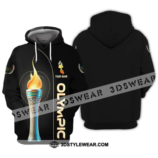 Unisex Shirt - Custom Name Olympic Fire Shirt style option 2