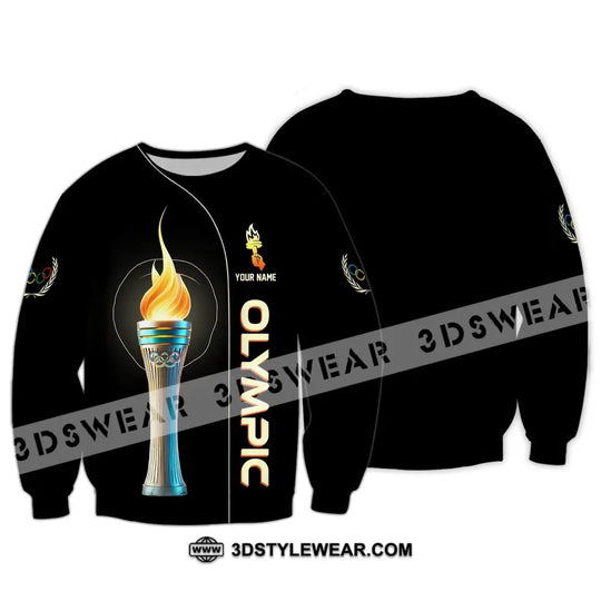 Unisex Shirt - Custom Name Olympic Fire Shirt style option 4
