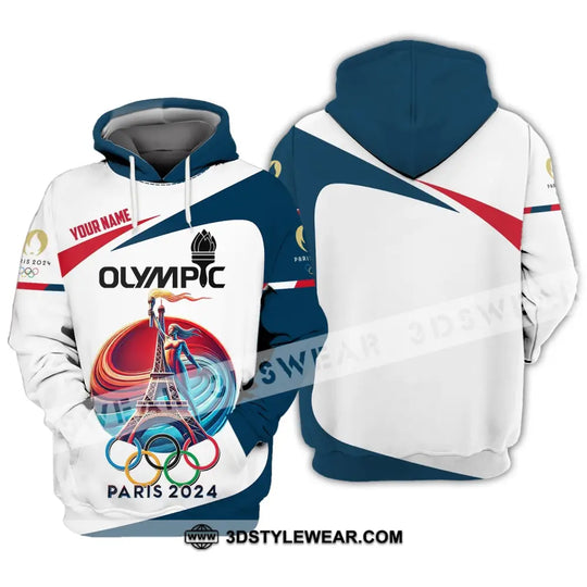 Unisex Shirt - Custom Name Shirt, Olympic Paris 2024 style option 2