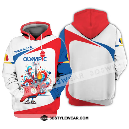 Unisex Shirt - Custom Name Shirt, Paris 2024 Olympic style option 4