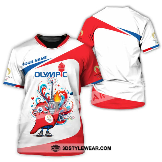 Unisex Shirt - Custom Name Shirt, Paris 2024 Olympic style option 2