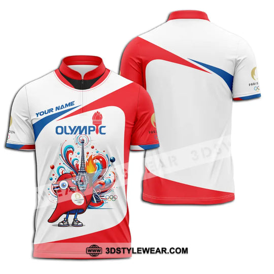 Unisex Shirt - Custom Name Shirt, Paris 2024 Olympic style option 3