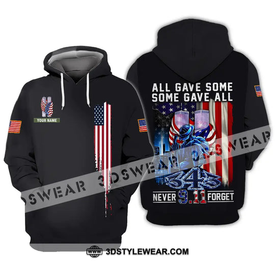 Unisex Shirt - Custom Name Patriot Day 911 Shirt, All Gave Some Some Gave All style option 3